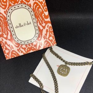 Jezebel Pendant Brass Necklace by Stella & Dot